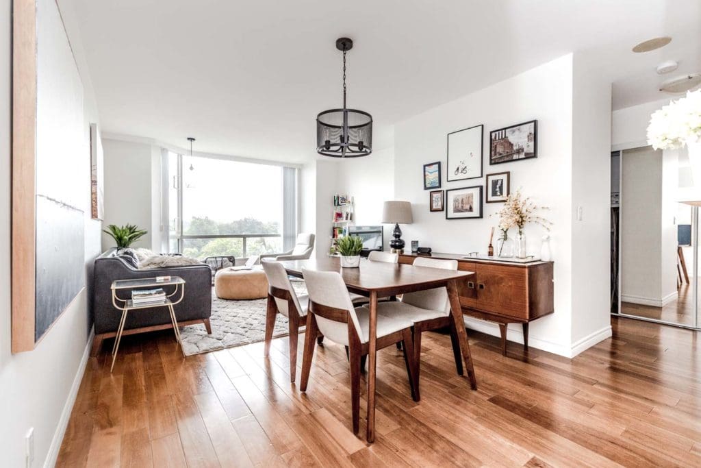 Dining room in Ash street rental property