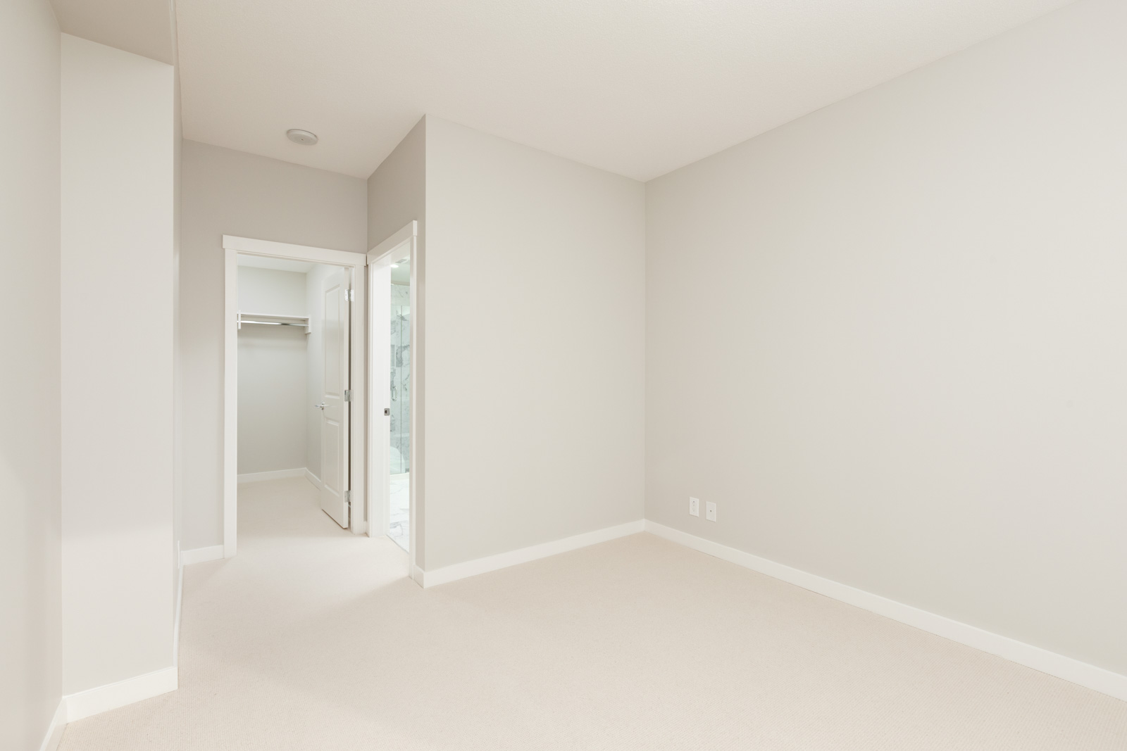 Bedroom inside UBC luxury rental condo,