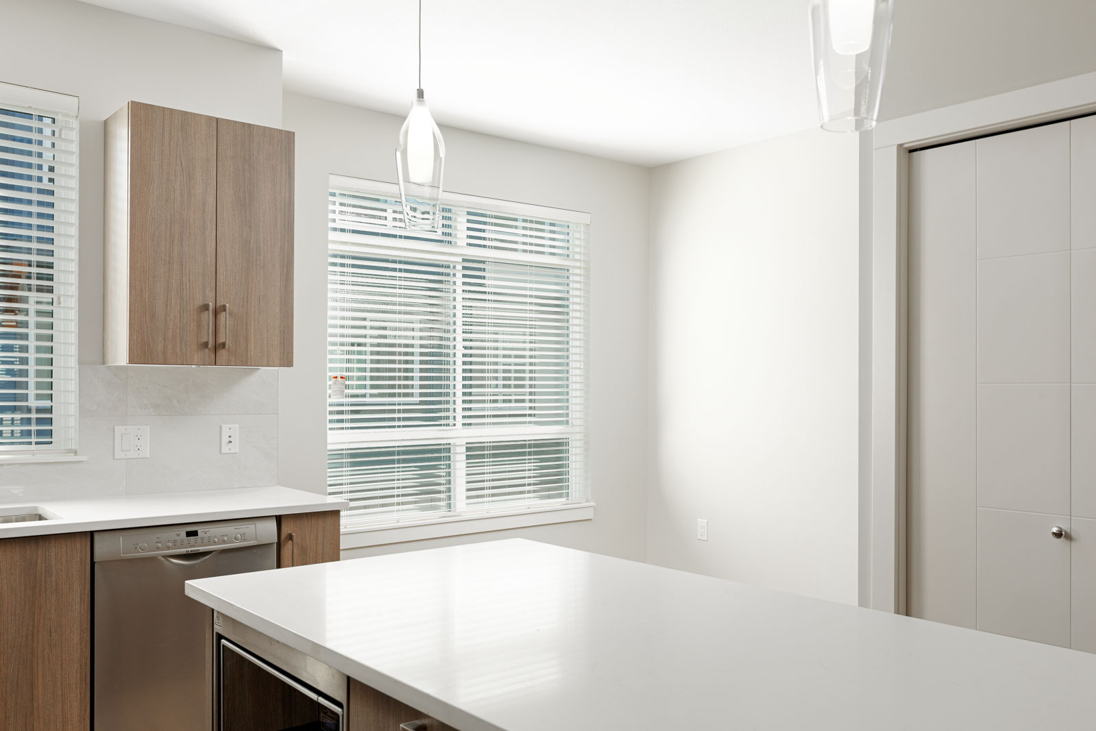 Kitchen area in Richmond luxury rental townhome.