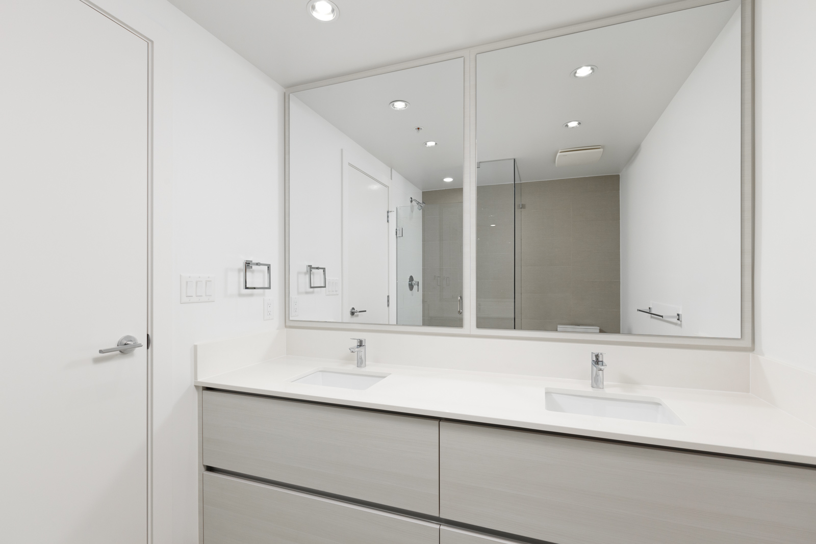 Bathroom at Metrotown condo