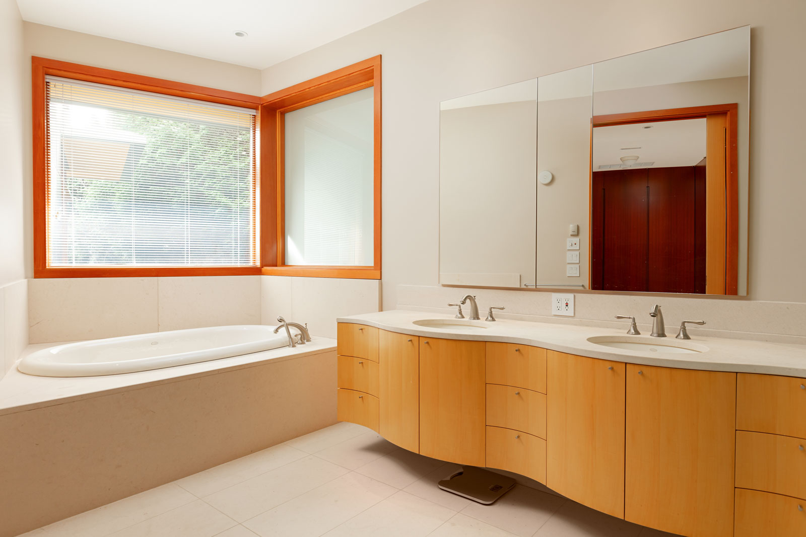 Bathroom inside West Vancouver luxury rental home.
