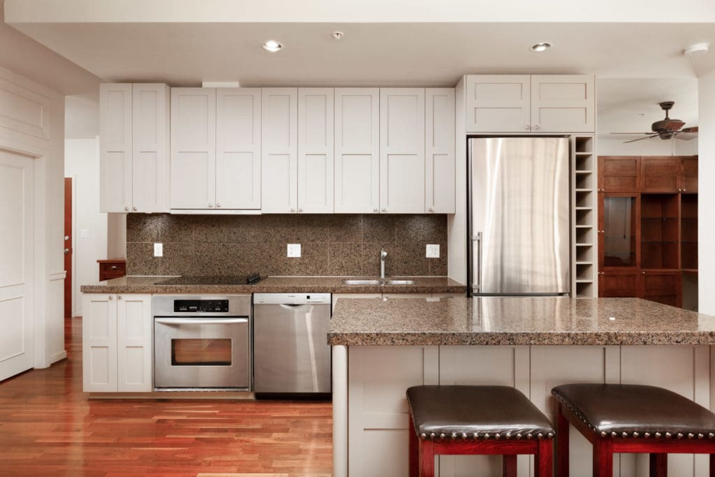 Kitchen at high-end Vancouver condo