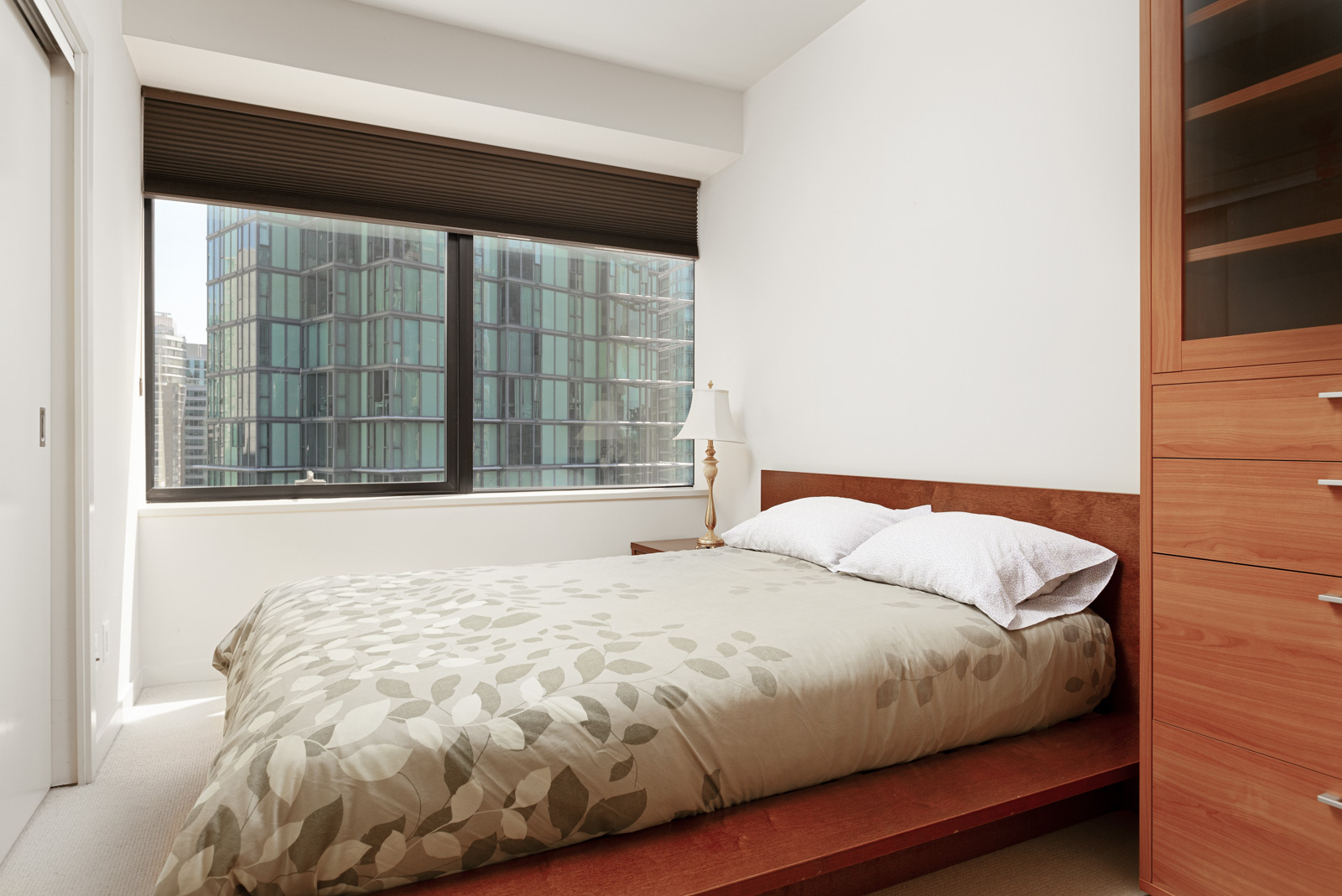 Coal Harbour bedroom with view