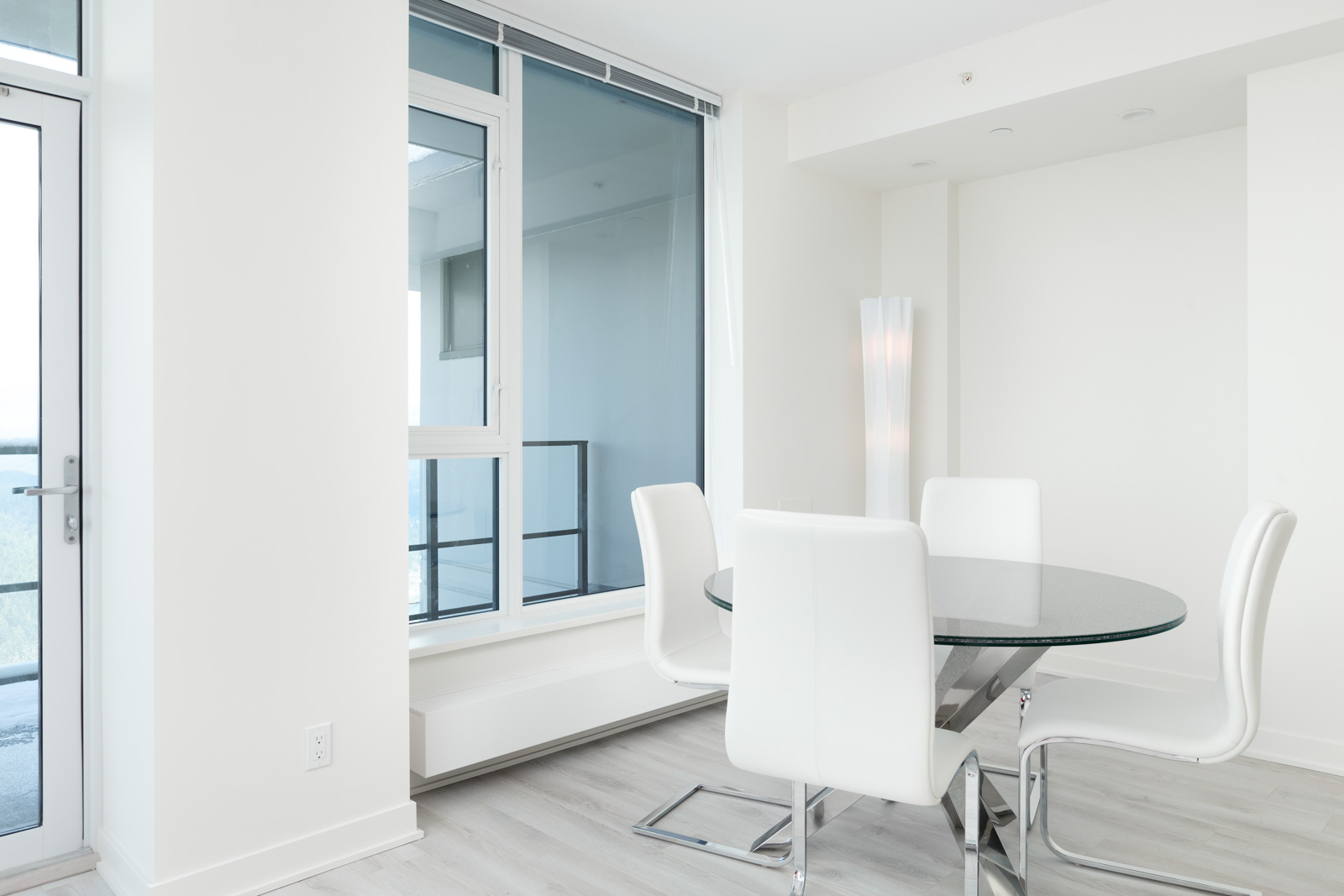 View of the waterfront from Burnaby luxury penthouse rental.