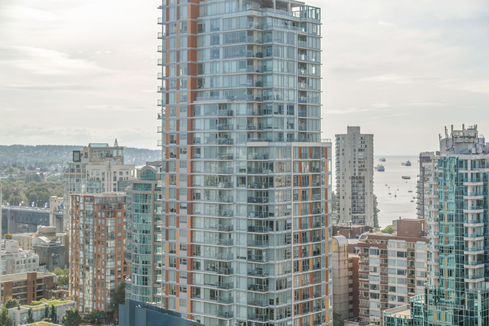 View from condo at 1255 Seymour St
