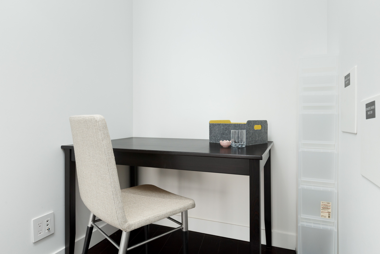 Study in luxury Downtown Vancouver rental.