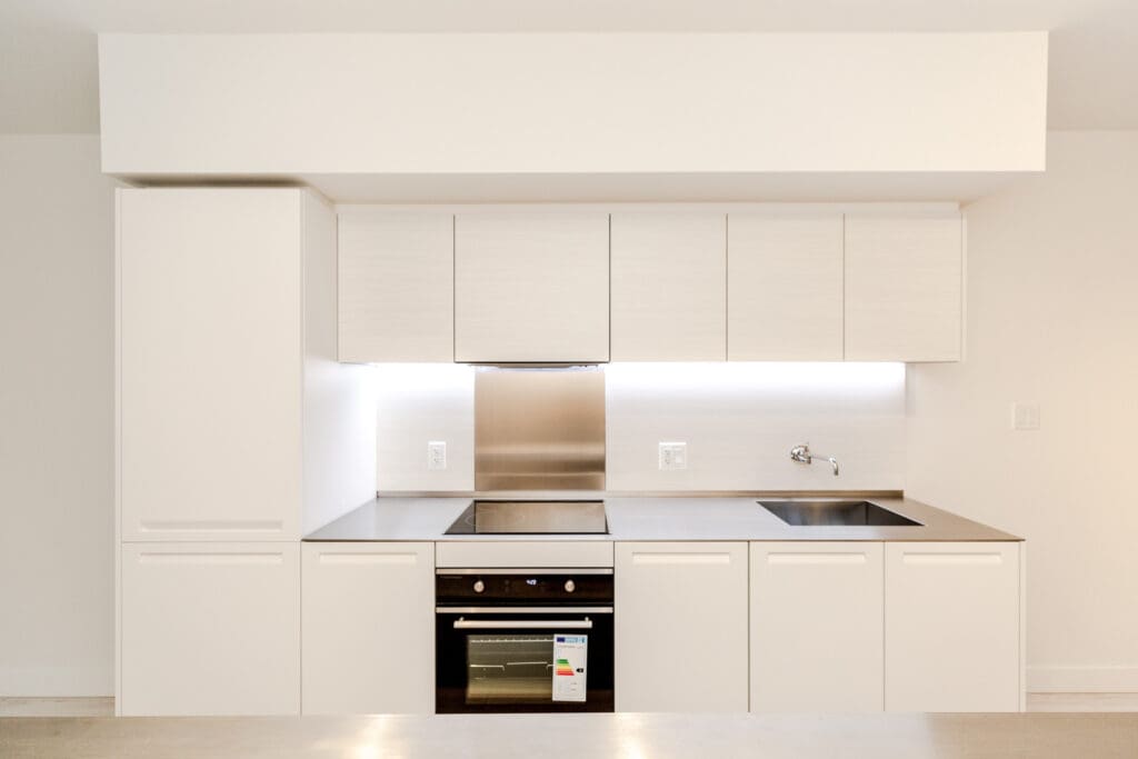 kitchen in rental townhouse with birds nest properties management in vancouver