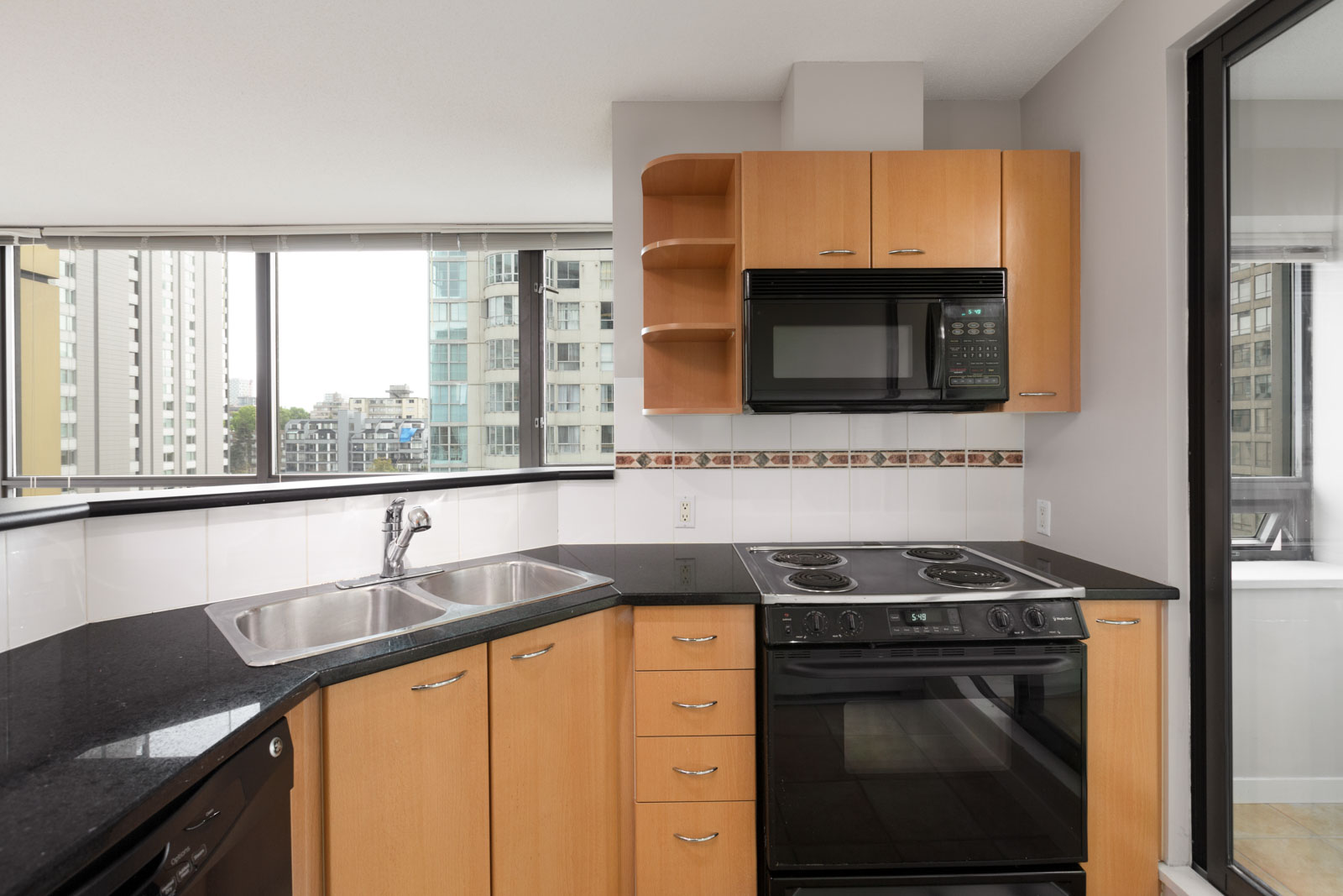 kitchen in rental condo at The Lions (East) in the Downtown neighbourhood of Vancouver