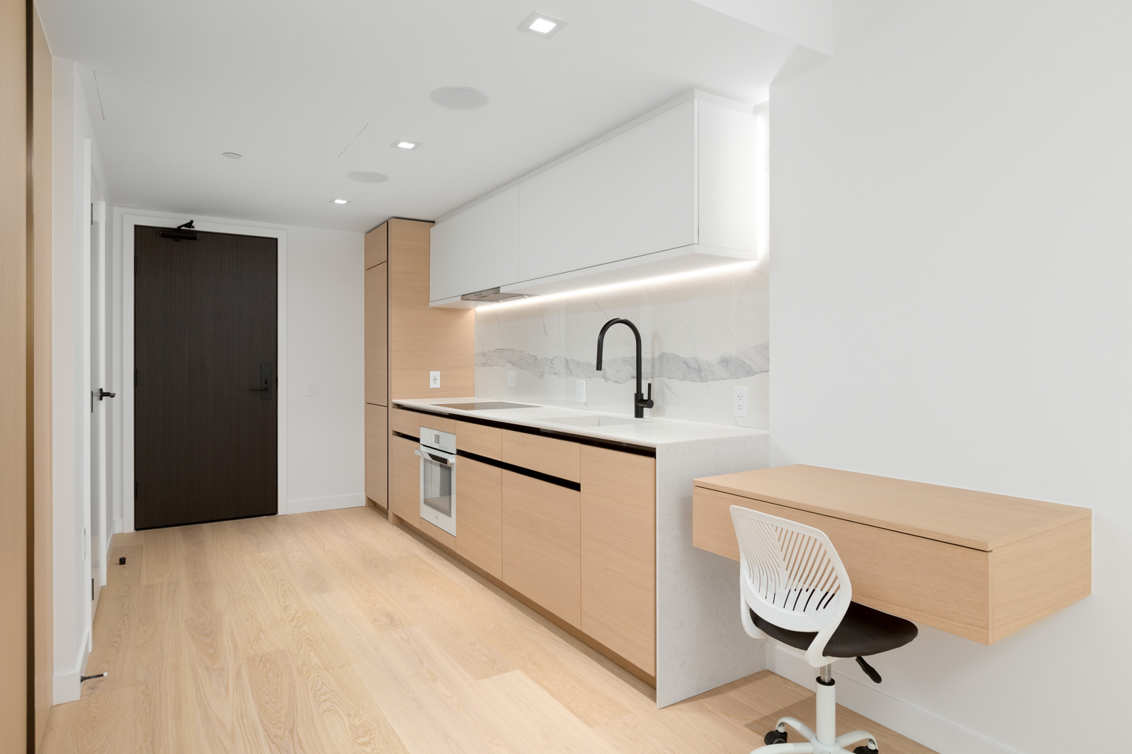 rental condo in brand new cardero building designed by henriquez partners architects in coal harbour in downtown vancouver