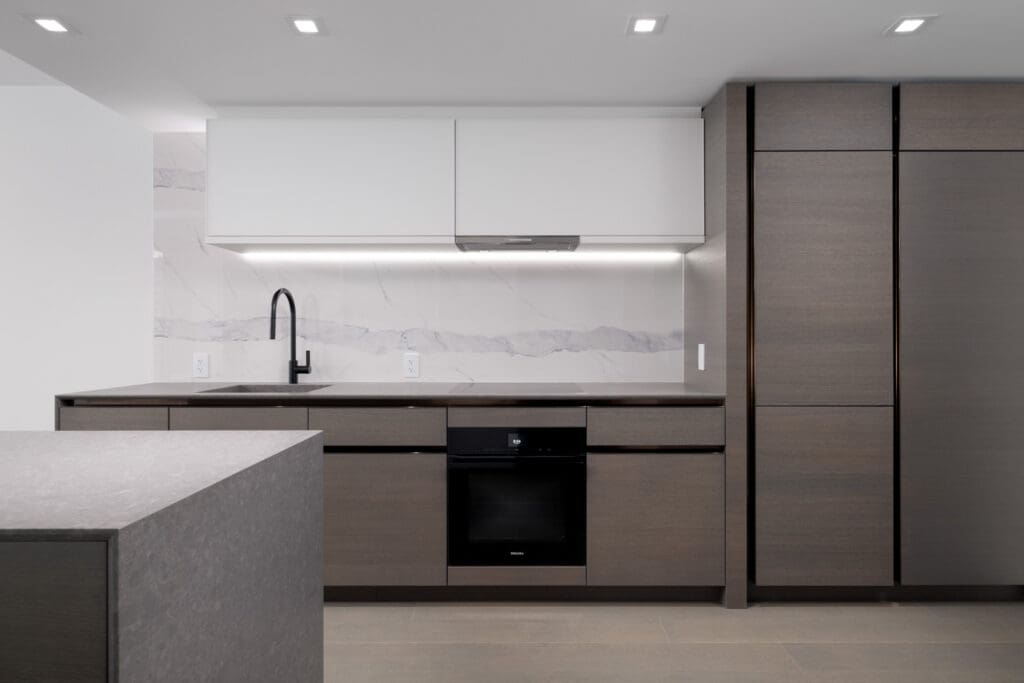 kitchen in rental condo with birds nest properties property management in vancouver