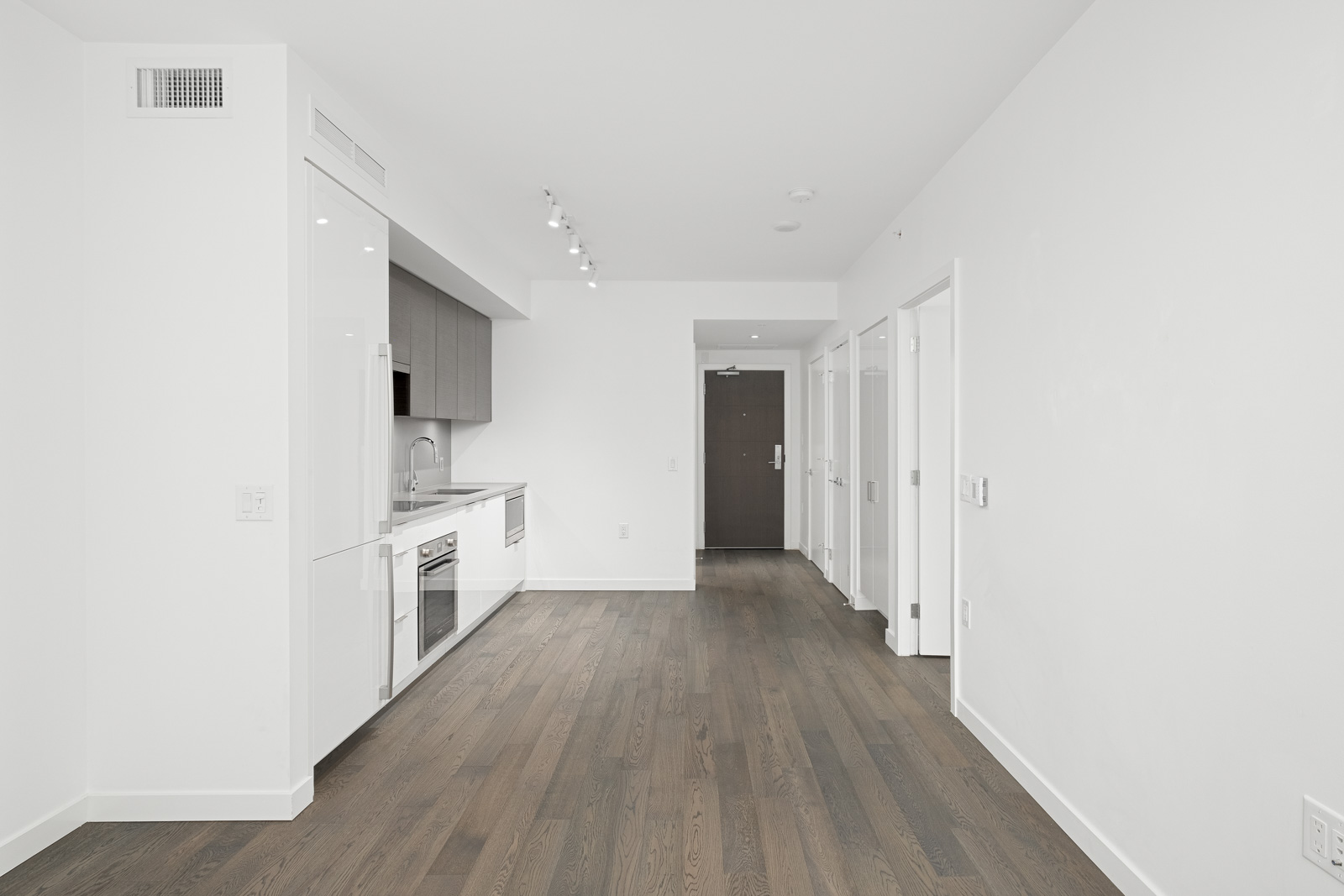 rental condo in navio building on pullman porter street in false creek olympic village managed by birds nest properties