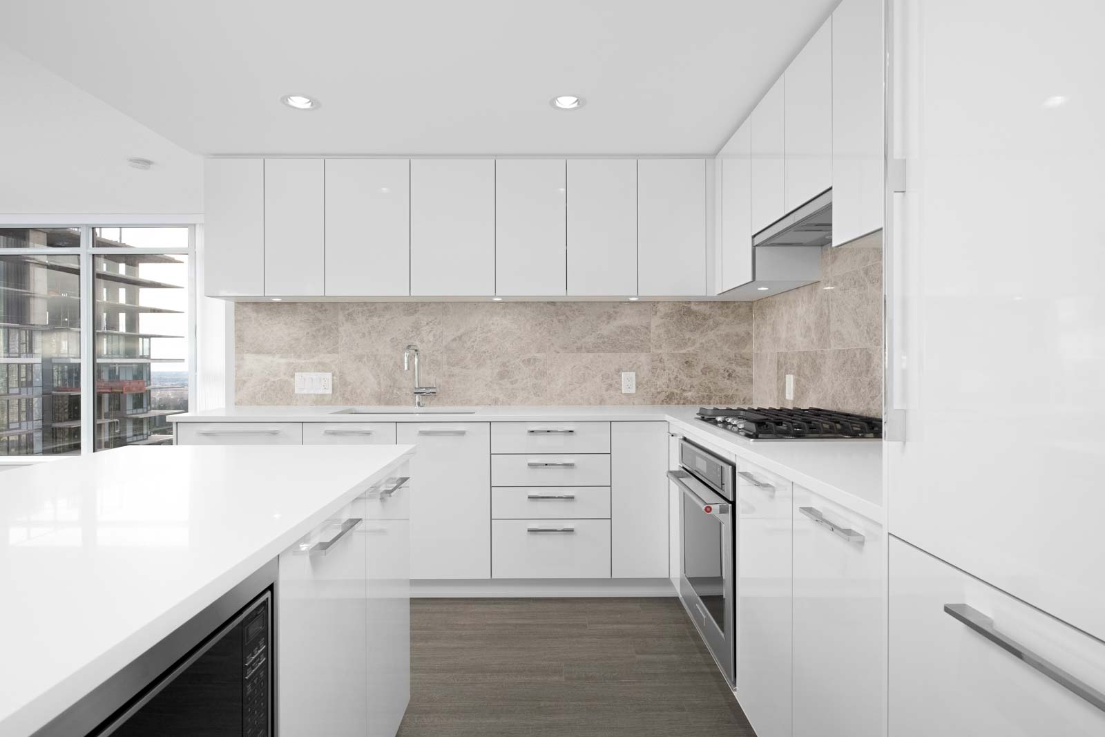 kitchen in rental condo at Vittorio by Polygon with Birds Nest Properties property management in Burnaby