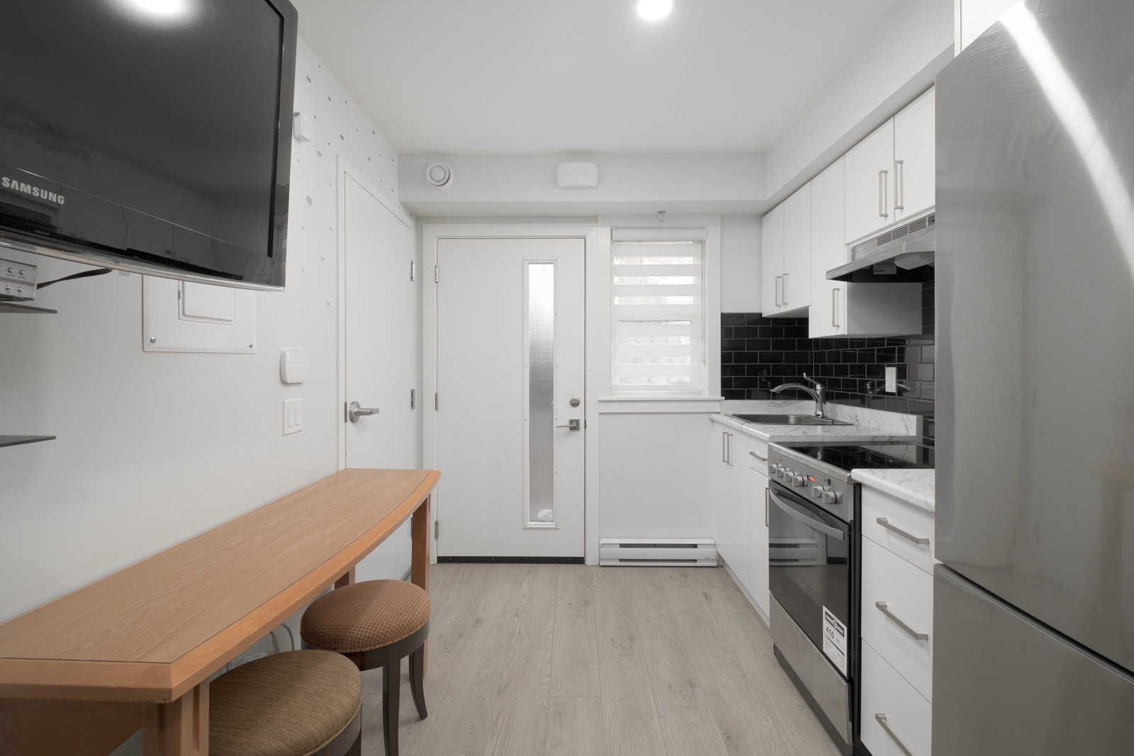 kitchen in rental house in the norquay neighbourhood of east Vancouver