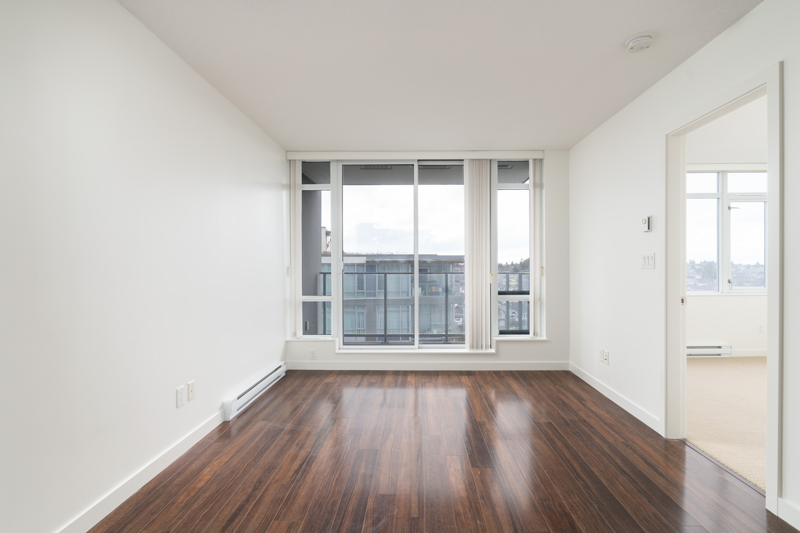 Large living room with plenty of natural light
