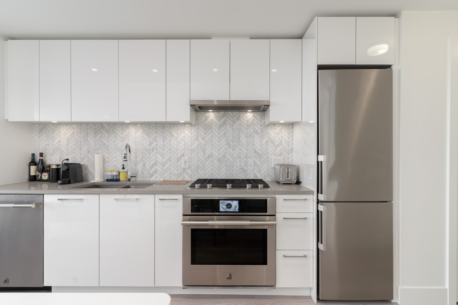 kitchen in rental condo with Birds Nest Properties property management in vancouver