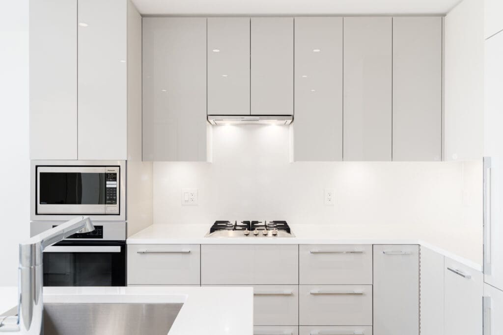 kitchen in rental condo with Birds Nest Properties property management in Vancouver