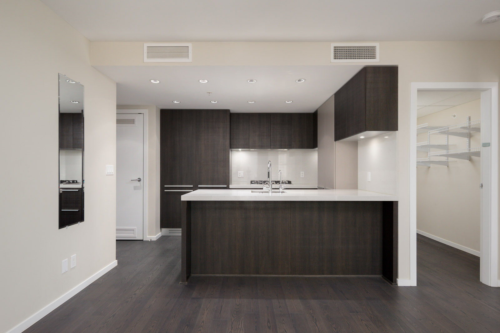 kitchen in rental condo with Birds Nest Properties property management in Vancouver
