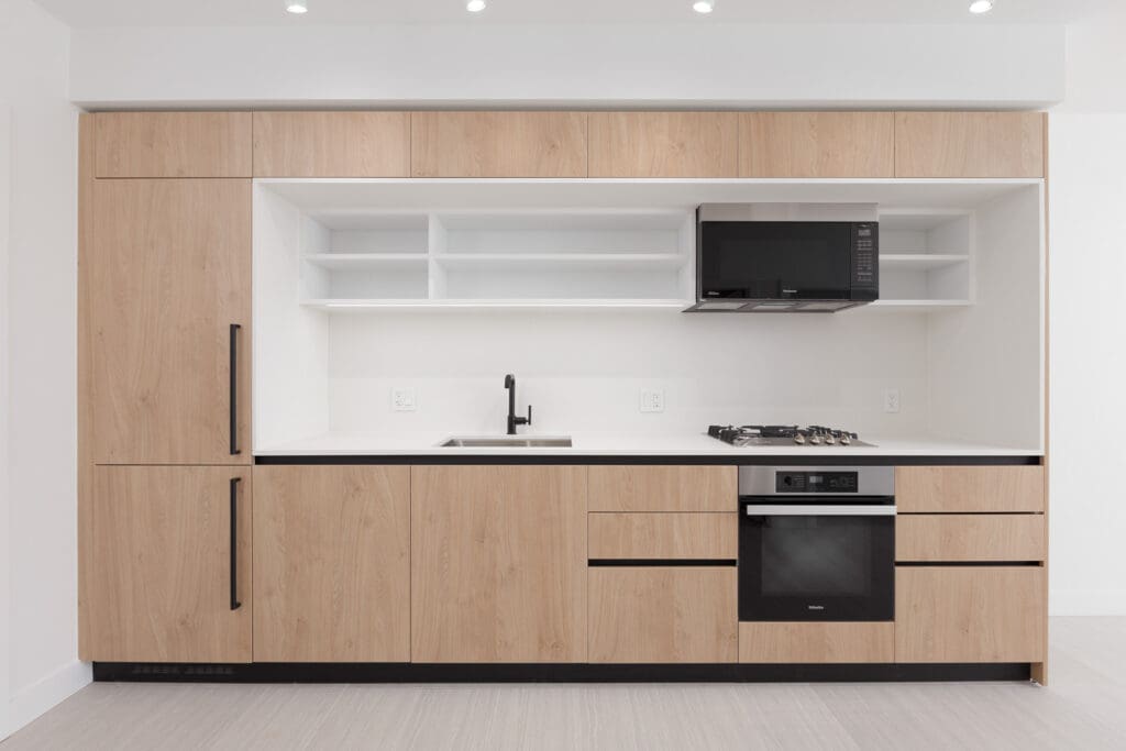 kitchen at joyce building in east vancouver