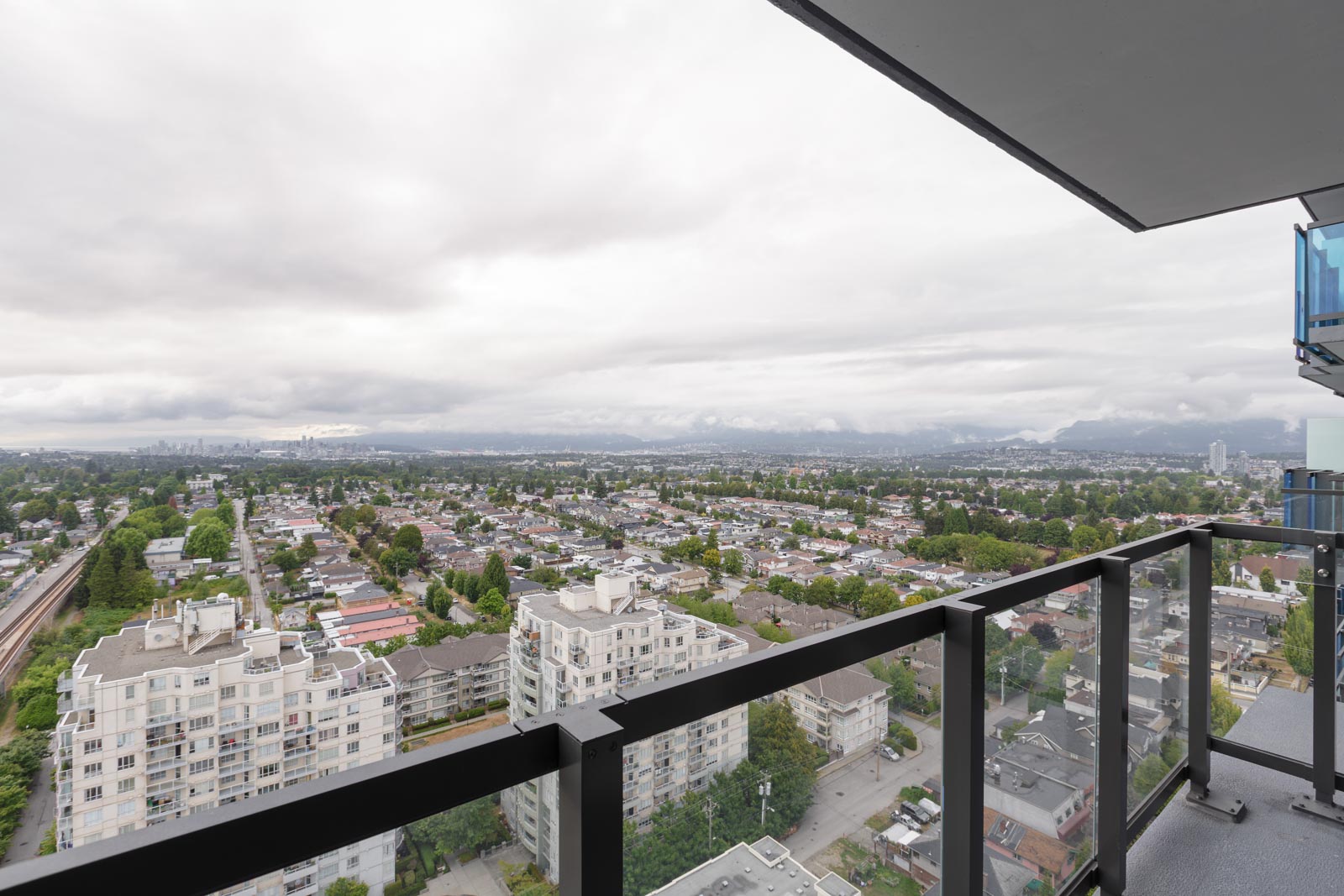View of the the city skytrain