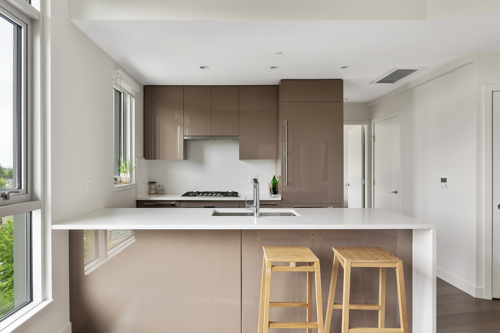 kitchen with high end appliances