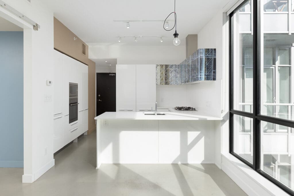 kitchen in upscale in Mount Pleasant condo