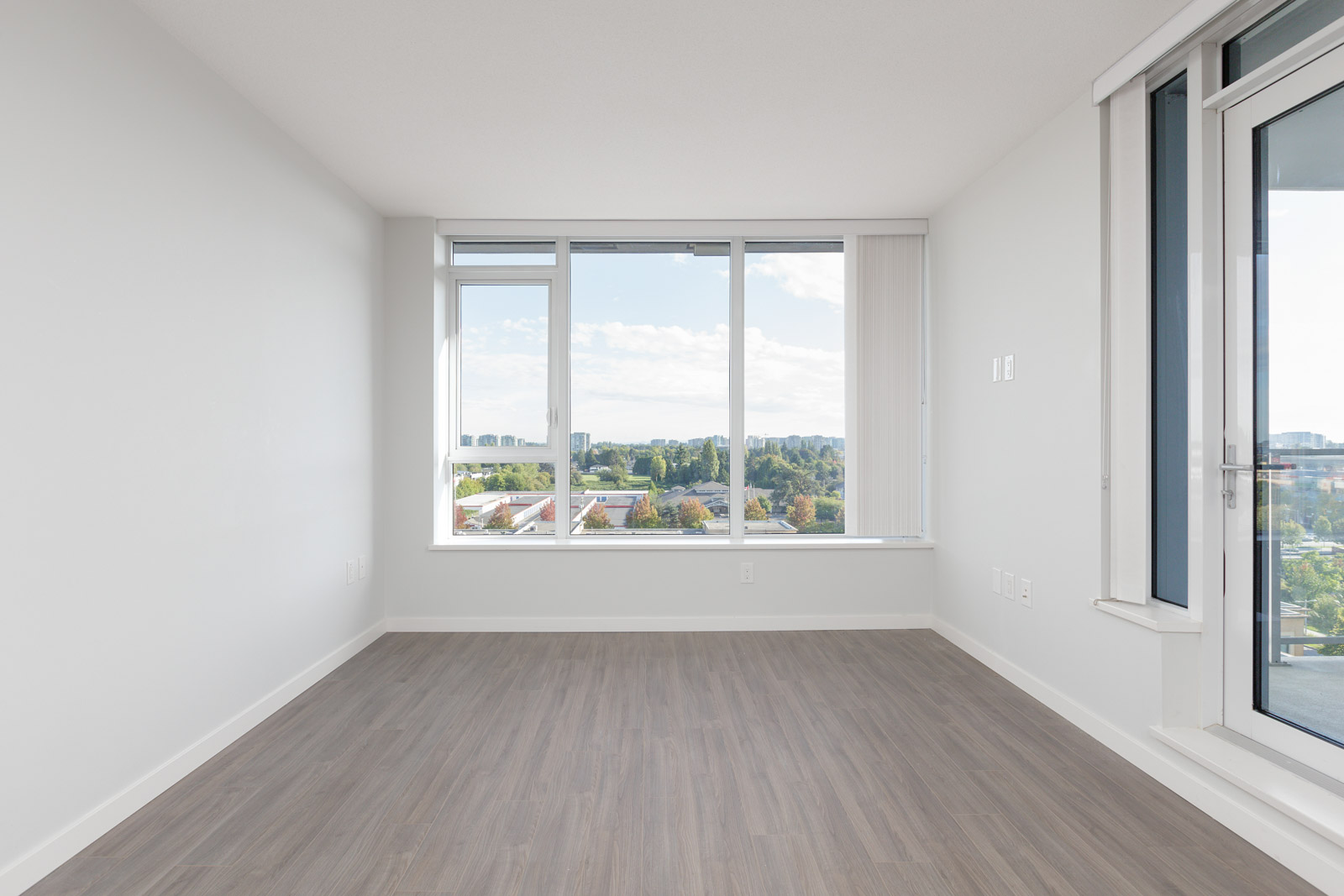 living room in rental condo