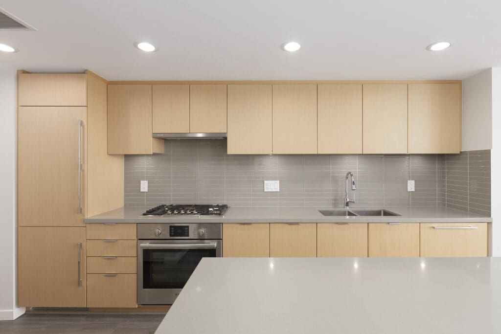 kitchen counter in Richmond condo
