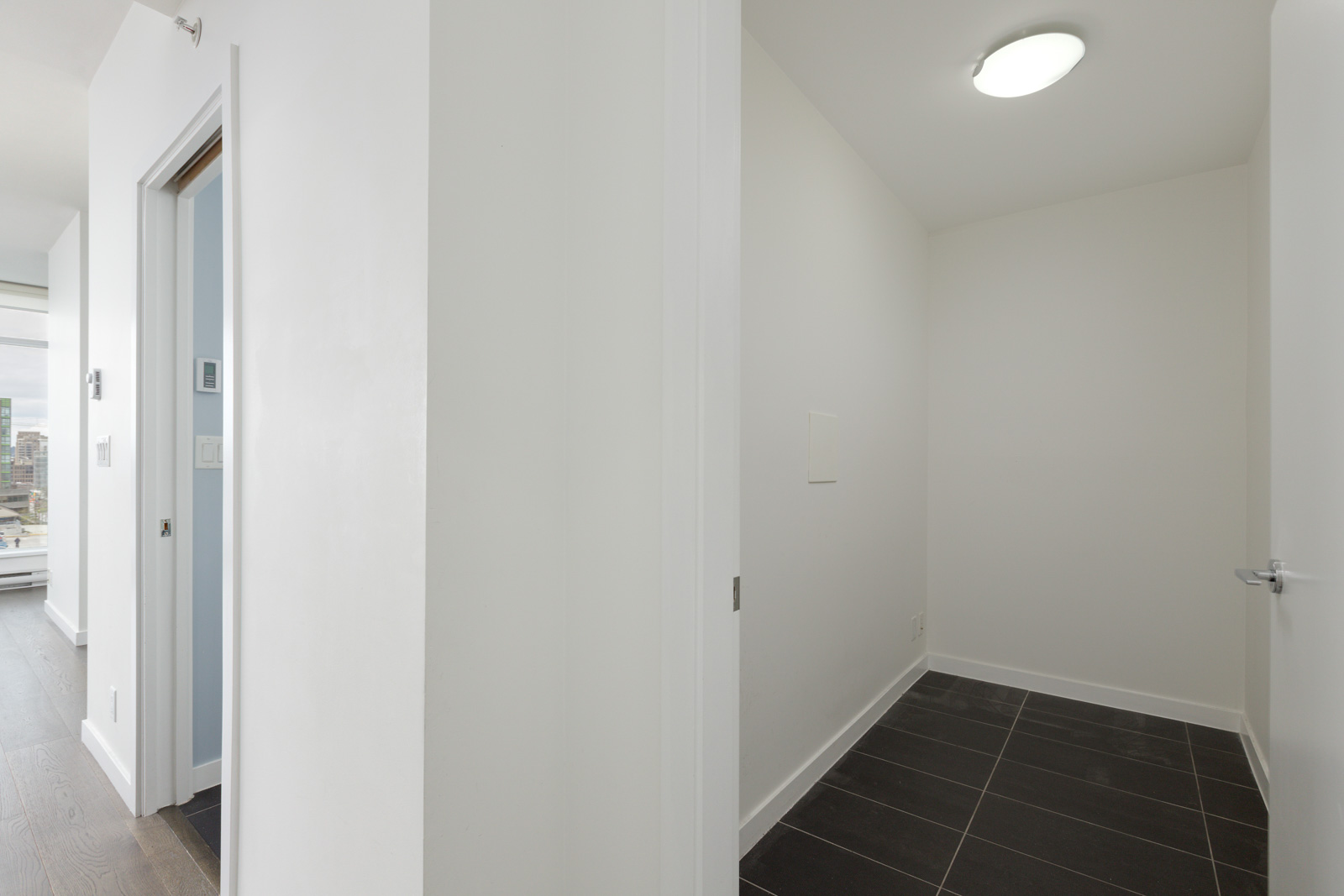 den in upscale condo in Vancouver's Fairview neighbourhood