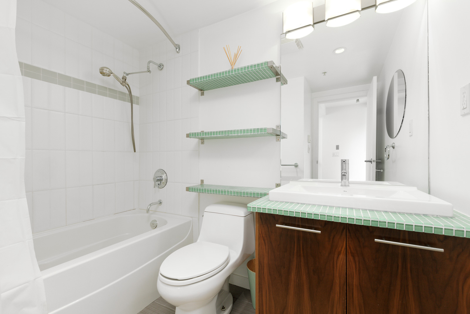 bathroom in upscale townhouse in Chinatown, Downtown Vancouver