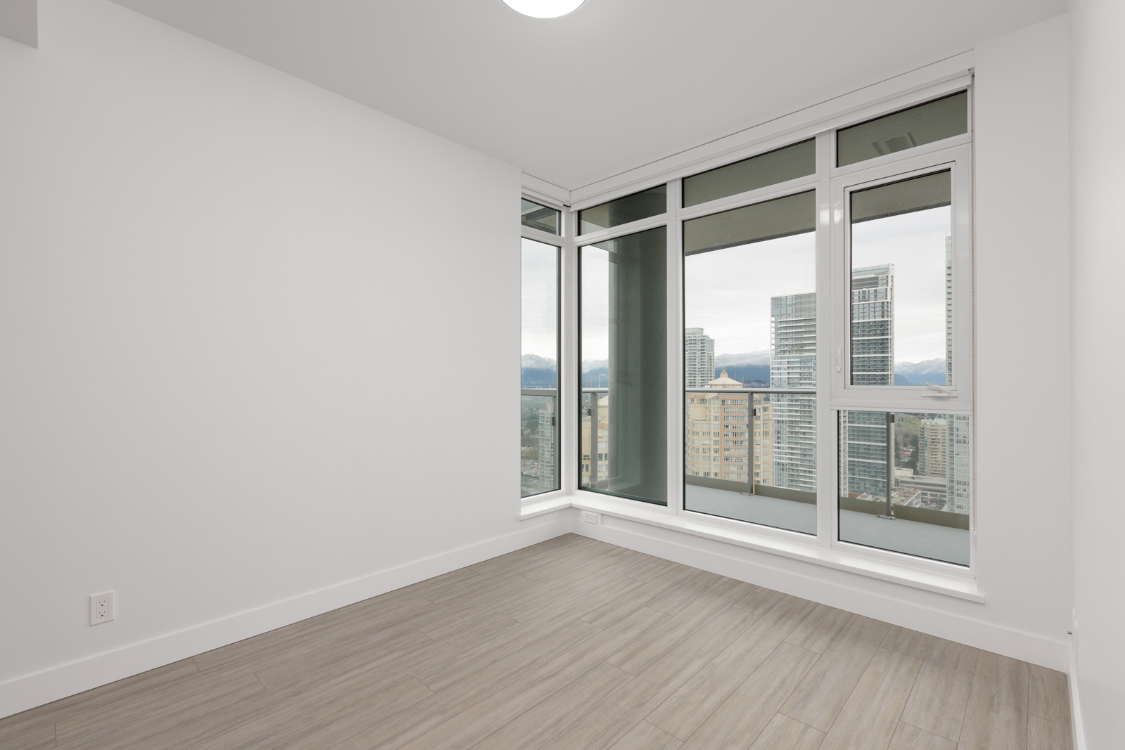 windows at Sun Tower 1 building in Burnaby’s Metrotown