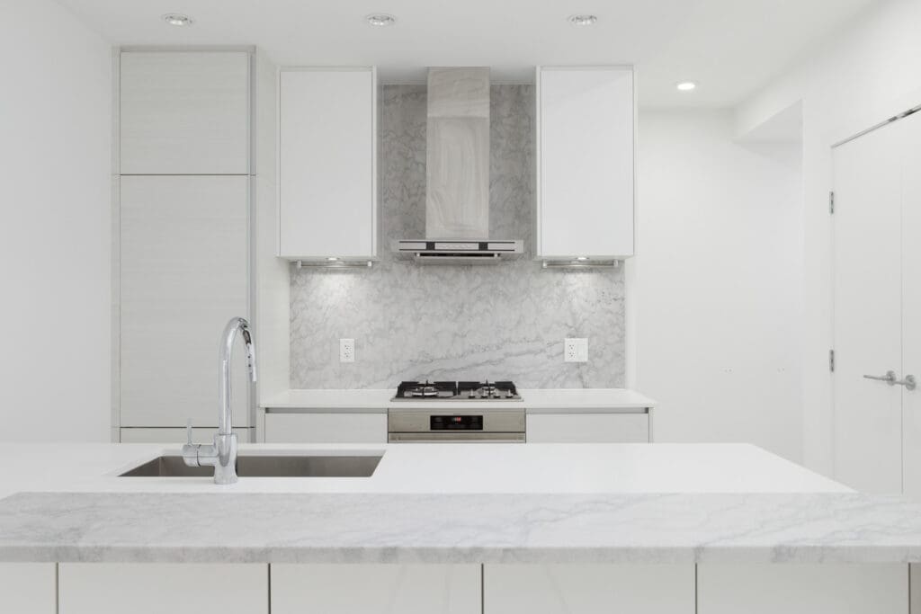 kitchen in an upscale in Burnaby's Metrotown neighbourhood