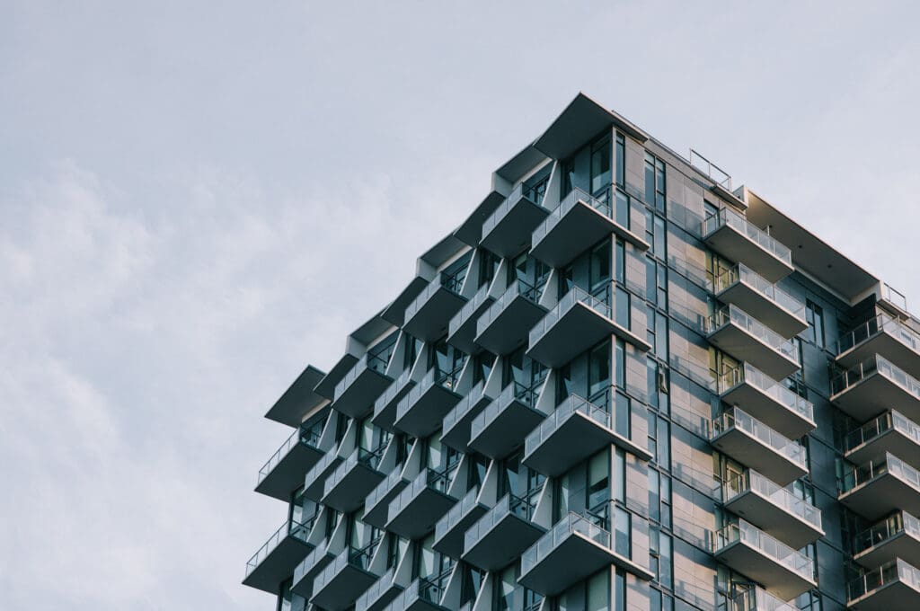 photo of top of condo building in vancouver